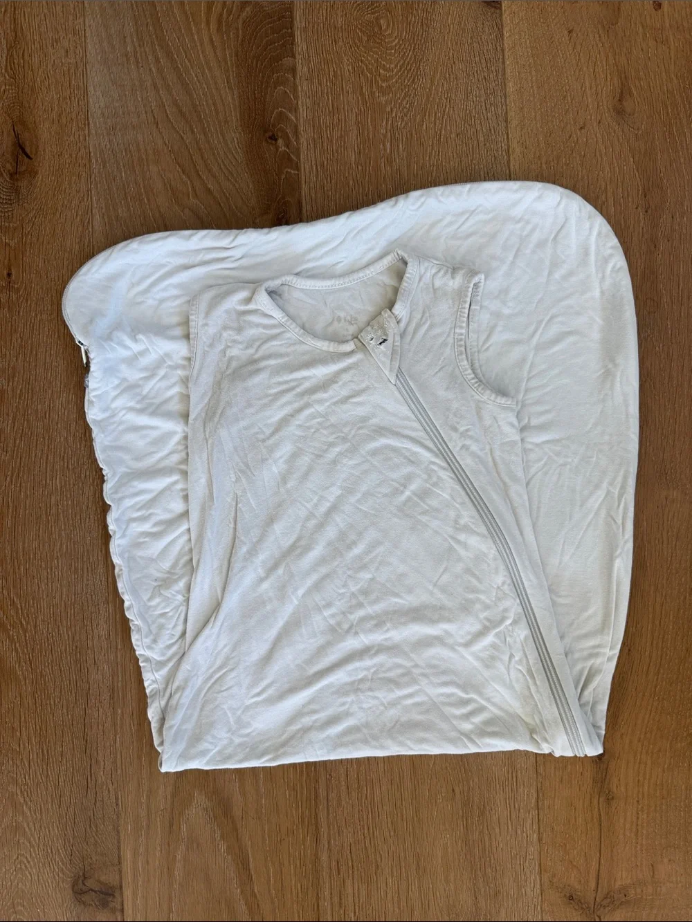 Kyte White Baby Sleep Sack with Zipper Size L TOG 0.5